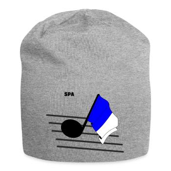 Spa-Musik & Rennsport - Jersey-Beanie - Grau meliert - Vorne