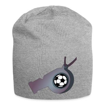 Football whistle - Jersey Beanie - heather grey - Front