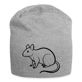 mouse - Jersey Beanie - heather grey - Front