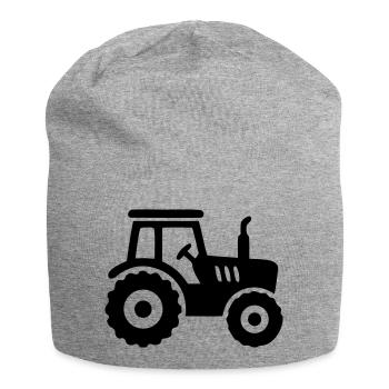 Tractor Tractor Silhouette - Jersey Beanie - heather grey - Front
