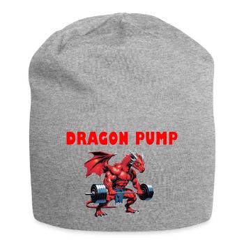 DRAGON PUMP - Jersey-Beanie - Grau meliert - Vorne