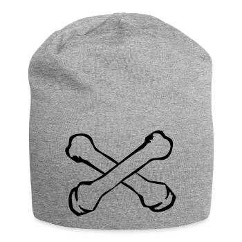 Bone - Jersey Beanie - heather grey - Front