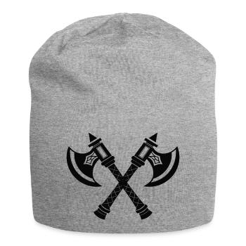 Viking Axes - Jersey Beanie - heather grey - Front