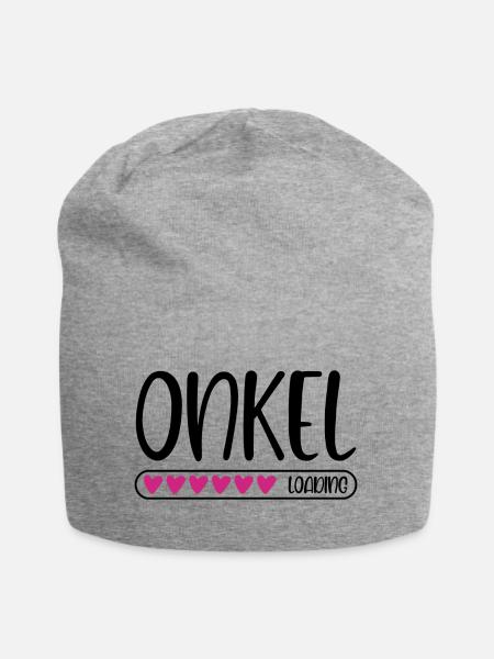 Onkel loading - Jersey-Beanie - Grau meliert