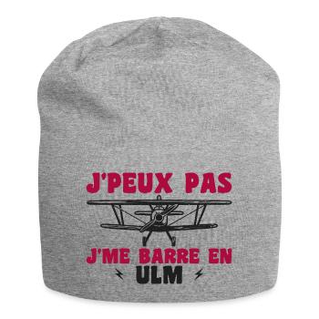Flugzeug Humor Ulm - Jersey-Beanie - Grau meliert - Vorne