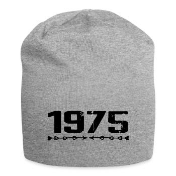 1975 Retro 1975 Birthday 1975 Vintage 1975 - Jersey Beanie - heather grey - Front