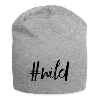 #sauvage - Bonnet en jersey - gris chiné - Devant