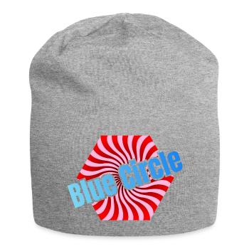 Süßes sechseckiges Bonbon - Jersey-Beanie - Grau meliert - Vorne