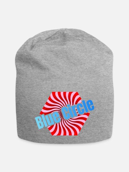 Sweet Hexagonal Candy - Jersey Beanie - heather grey