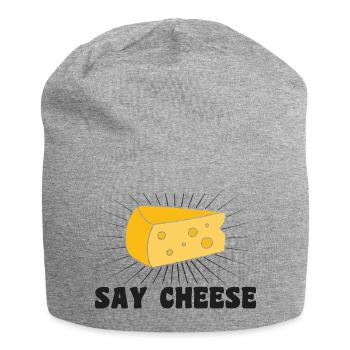 Say cheese - Jersey-Beanie - Grau meliert - Vorne