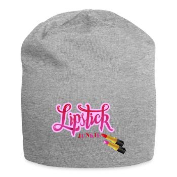 Lipstick in love - Jersey Beanie - heather grey - Front