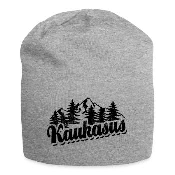 Kaukasus - Wald und Berge Wandern Erholung - Jersey-Beanie - Grau meliert - Vorne