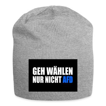 Afd - Jersey-Beanie - Grau meliert - Vorne