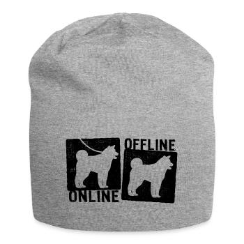 Online Offline - Akita Dog Dog Leash - Jersey Beanie - heather grey - Front