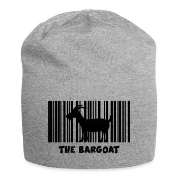 goat "the bargoat" goat - Jersey Beanie - heather grey - Front