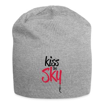 Kiss the Sky - Bonnet en jersey - gris chiné - Devant