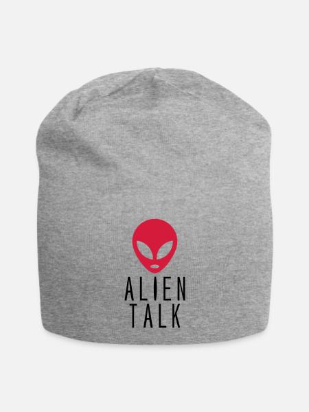 Alien__V007 - Jersey-Beanie - Grau meliert