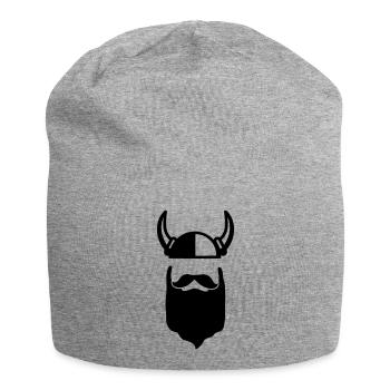 Wikinger - Jersey-Beanie - Grau meliert - Vorne