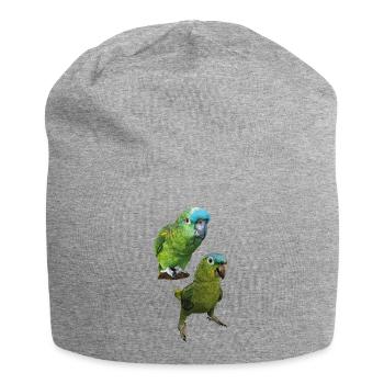 Perroquets d’Amazone - Bonnet en jersey - gris chiné - Devant