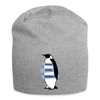 immerCOOLbleiben - Jersey-Beanie - Grau meliert - Vorne