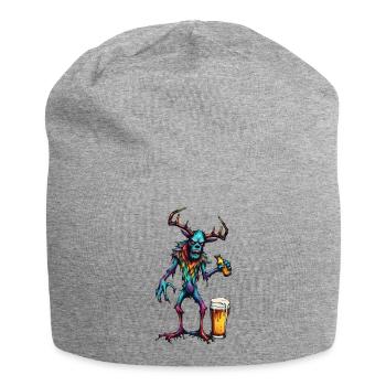 Wendigo / böser Geist / Besitzergreifend / Horror - Jersey-Beanie - Grau meliert - Vorne