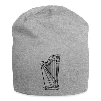 harp - Jersey Beanie - heather grey - Front