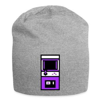 Nostalgischer Arcade Automat Gamer - Jersey-Beanie - Grau meliert - Vorne