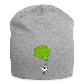 Traum von Irland - Jersey-Beanie - Grau meliert - Vorne