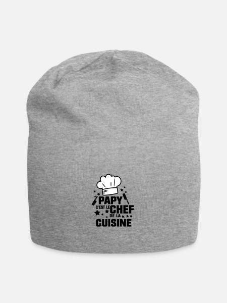 PAPY LE CHEF - Bonnet en jersey - gris chiné