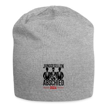 Junggesellenabschied 2024 - Jersey-Beanie - Grau meliert - Vorne