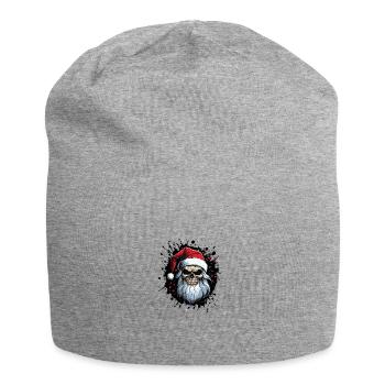 Père Noël Crâne Père Noël Père Noël - Bonnet en jersey - gris chiné - Devant