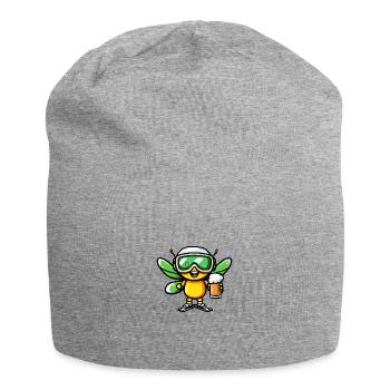 Libelle Ski Bier - Jersey-Beanie - Grau meliert - Vorne