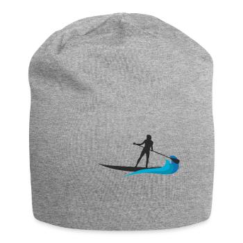 Stand up Paddle Shirt & cadeau SUP Board - Bonnet en jersey - gris chiné - Devant