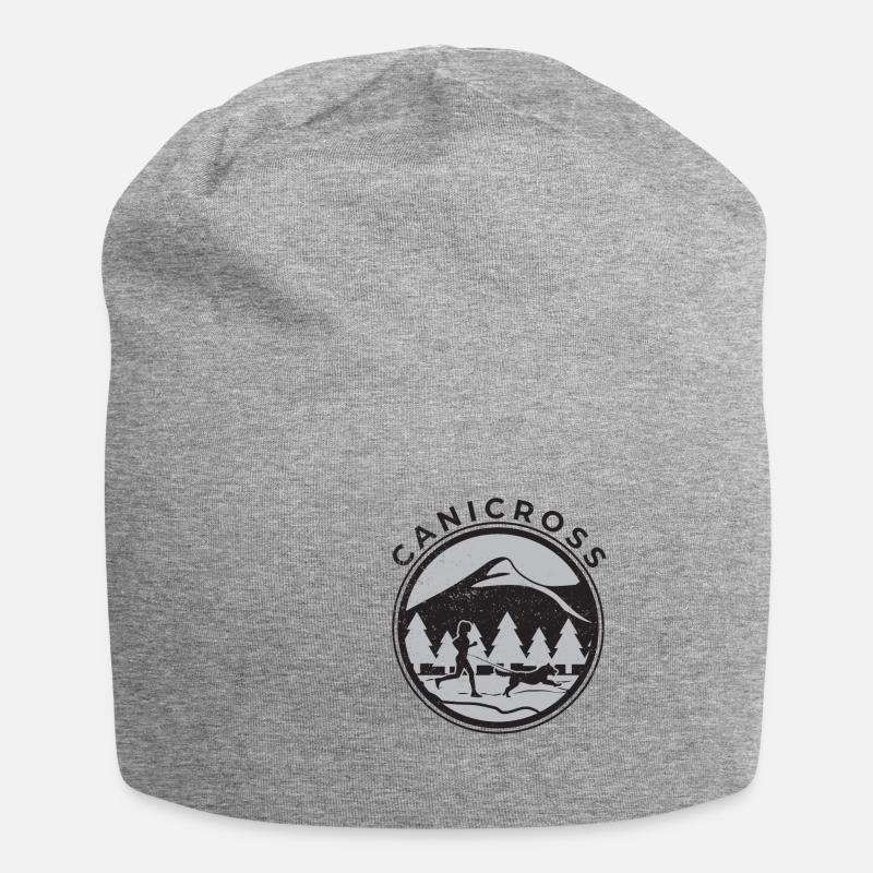 Canicross - Jersey-Beanie - Grau meliert