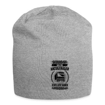 LKW-Fahrer | LKW Trucker T-Shirts Geschenke - Jersey-Beanie - Grau meliert - Vorne