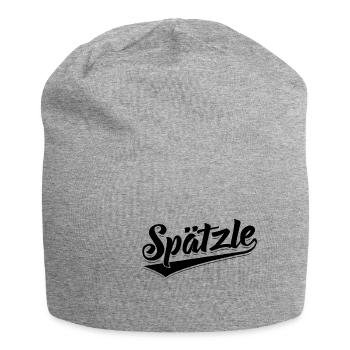 Spätzle | Schwabe Schwäbisch Käsespätzle Geschenke - Jersey-Beanie - Grau meliert - Vorne
