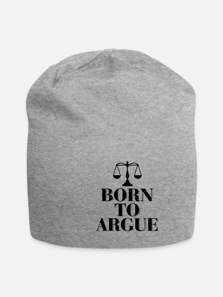 Anwalt Jura | Anwältin Anwälte Recht Geschenkideen - Jersey-Beanie - Grau meliert
