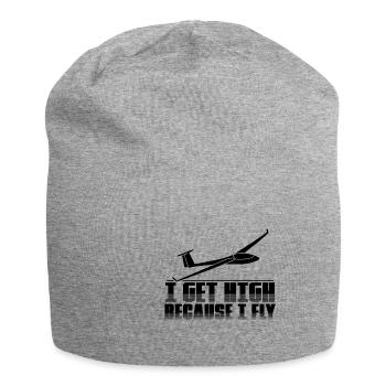 Gliders | Gliding Gliding Gifts - Jersey Beanie - heather grey - Front