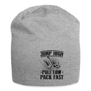 Parachutisme disant Cadeau de sport Skydive Skydiver - Bonnet en jersey - gris chiné - Devant