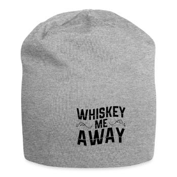 Whiskey Whiskey Drinker | Alcohol Bourbon Gifts - Jersey Beanie - heather grey - Front