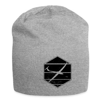 Gliding | Glider gliding gifts - Jersey Beanie - heather grey - Front