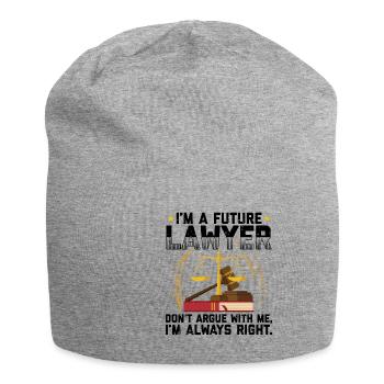 Lawyer | Law lawyers lawyers paragraphs gift - Jersey Beanie - heather grey - Front