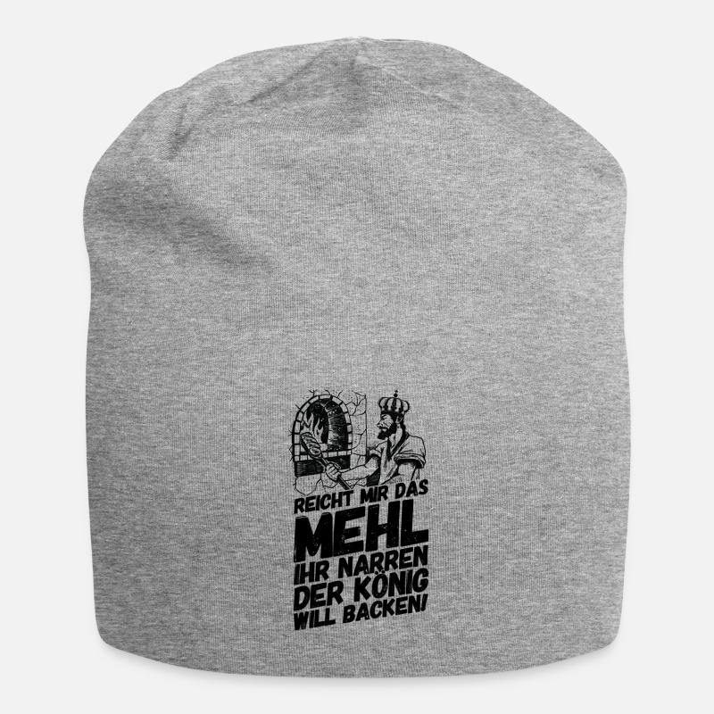 Bäcker Bäckerei Backwaren Backen - Jersey-Beanie - Grau meliert