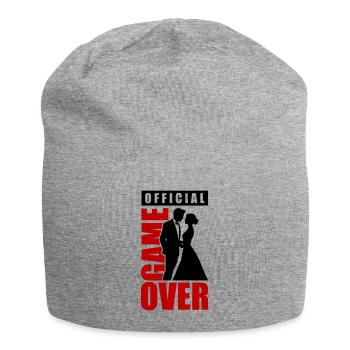 Jeu de couple de mariage sur le couple de mariage Jga - Bonnet en jersey - gris chiné - Devant