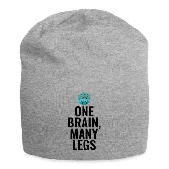 Ein Gehirn Viele Beine Synchronschwimmen Schwimmer - Jersey-Beanie - Grau meliert - Vorne