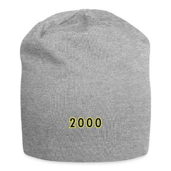 2000 Year Birthday - Jersey Beanie - heather grey - Front