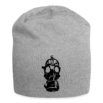 gas maske - Jersey-Beanie - Grau meliert - Vorne