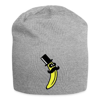 Sir Mustache Banana - Jersey-Beanie - Grau meliert - Vorne