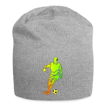 football - Bonnet en jersey - gris chiné - Devant