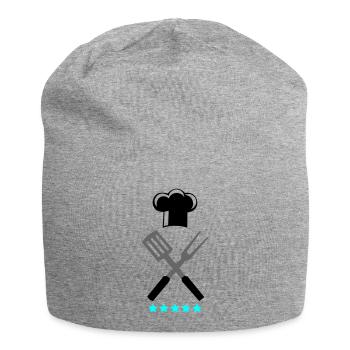 cuisine couverts 5 étoiles - Bonnet en jersey - gris chiné - Devant
